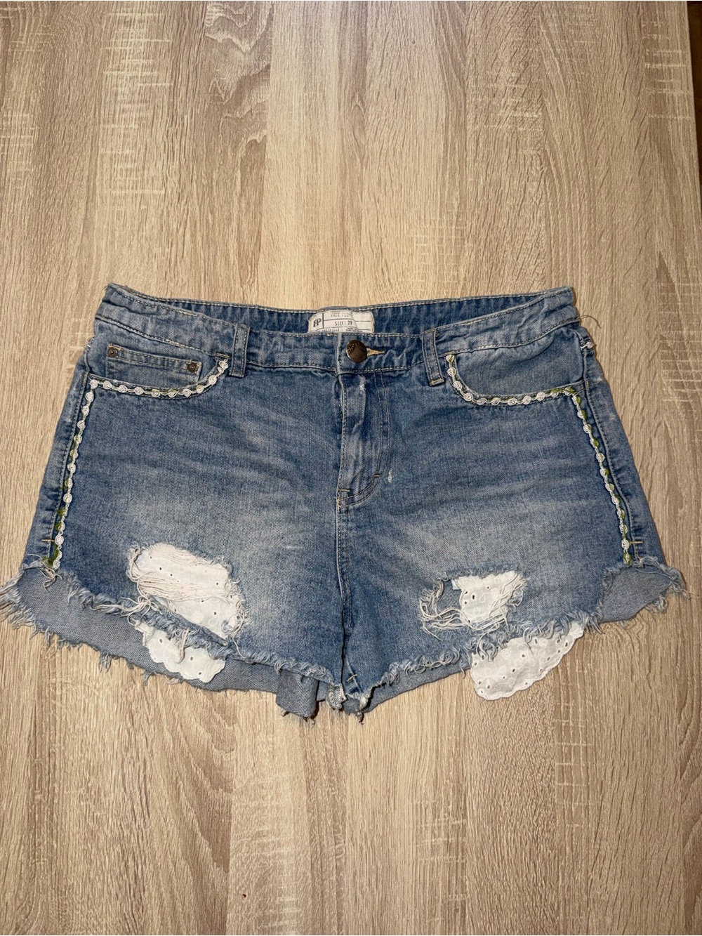 Free People Jean Shorts